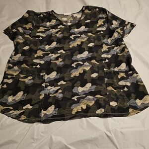 Scrubstar 2x Camo Scrub Top